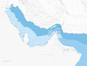 Nguồn: Viện Hàng hải Flanders (2026): MarineRegions.org, Vortexa, Cơ quan Thông tin Năng lượng Hoa Kỳ