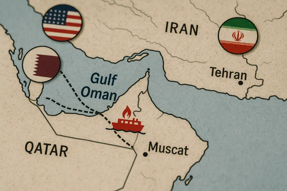 Tàu LNG của Qatar bị tấn công ngoài khơi Oman.