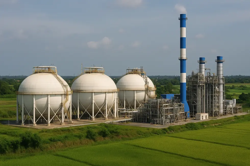 Nhà máy điện khí đốt tự nhiên trong bối cảnh giảm nhu cầu toàn cầu năm 2026.