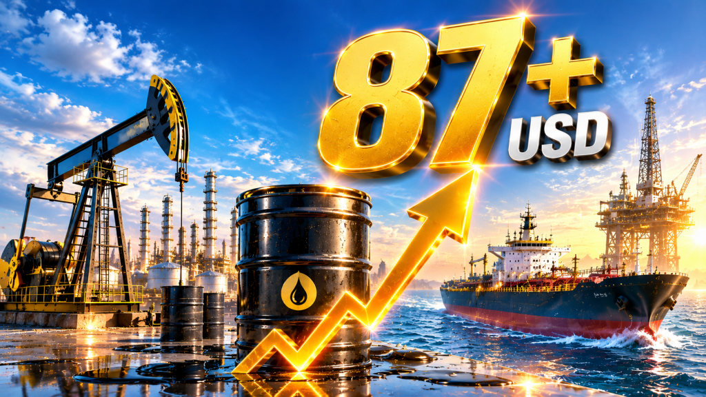 Giá dầu Brent bật tăng mạnh vượt 87 USD/thùng: Lửa nóng Trung Đông trở lại