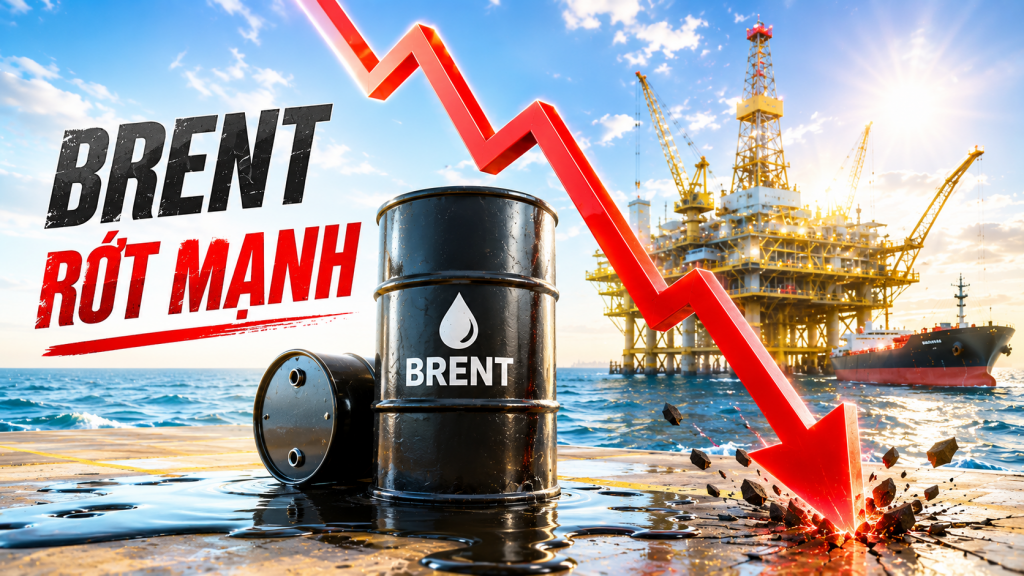 Giá dầu Brent rớt mạnh xuống dưới 93 USD/thùng: Tín hiệu hạ nhiệt hay chỉ là khoảng lặng trước cơn bão?