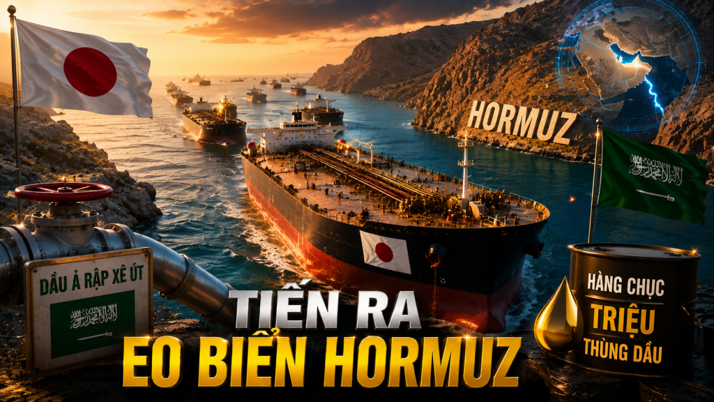 Các siêu tàu chở dầu Nhật Bản chở dầu Ả Rập Xê Út tiến ra eo biển Hormuz: Giải phóng hàng chục triệu thùng dầu mắc kẹt