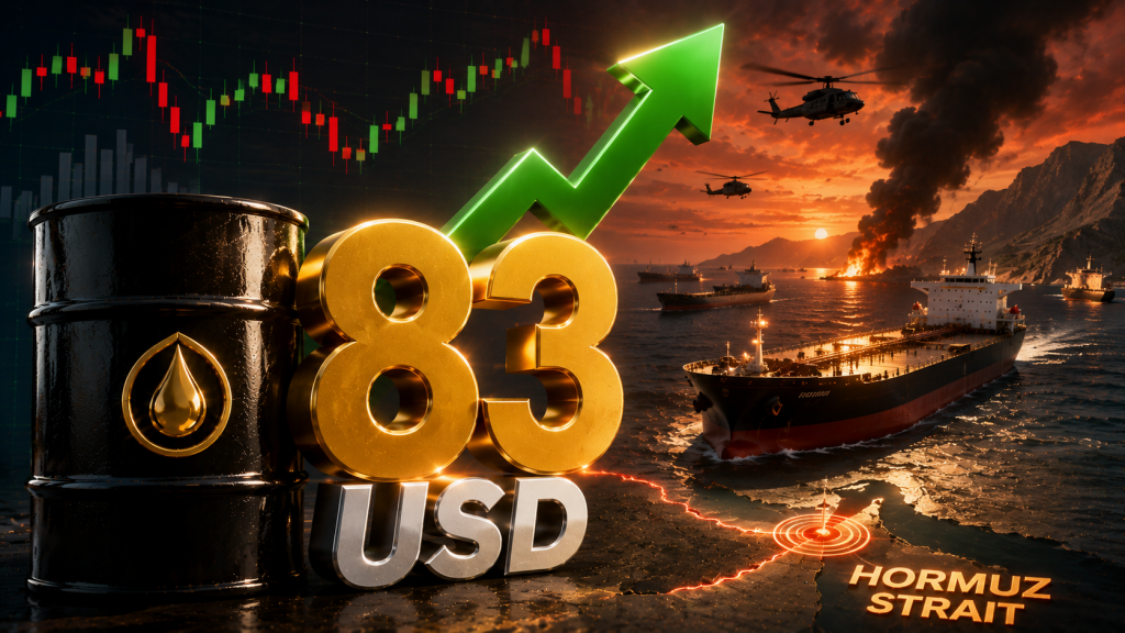Giá dầu Brent vượt mốc 83 USD: Căng thẳng tại Eo biển Hormuz đẩy thị trường năng lượng leo thang