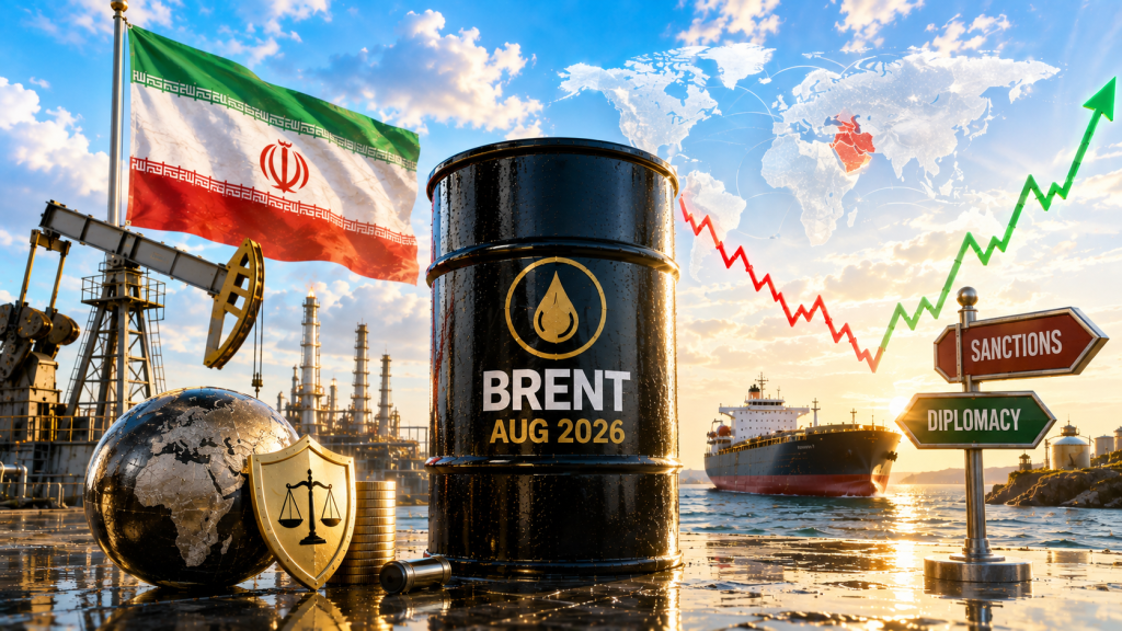 Biến động kịch tính của giá dầu Brent cuối tháng 8/2026: Giữa gọng kìm trừng phạt và lối thoát ngoại giao