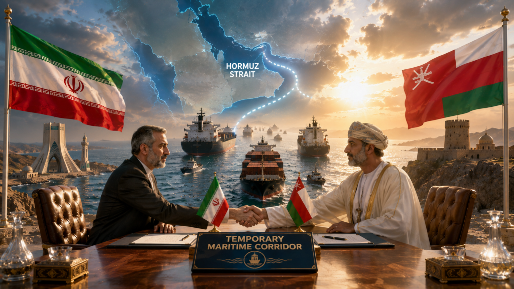Lối thoát ngoại giao cho eo biển Hormuz: Iran và Oman đàm phán mở hành lang hàng hải tạm thời
