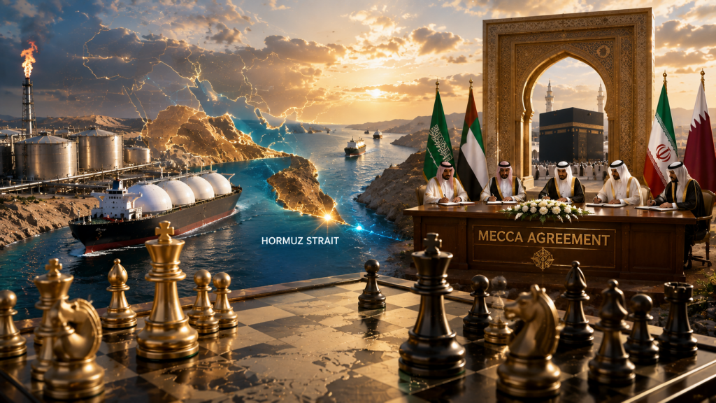Ván cờ Eo biển Hormuz và Hiệp định Mecca: Sự thay đổi địa chính trị Vùng Vịnh tác động thế nào đến cục diện an ninh năng lượng tháng 8/2026?