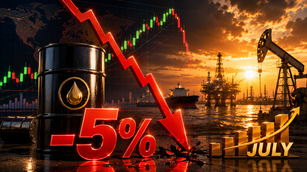 Giá dầu lao dốc gần 5% sau tin hòa hoãn Mỹ – Iran: Nhìn lại tháng 7 tăng bùng nổ