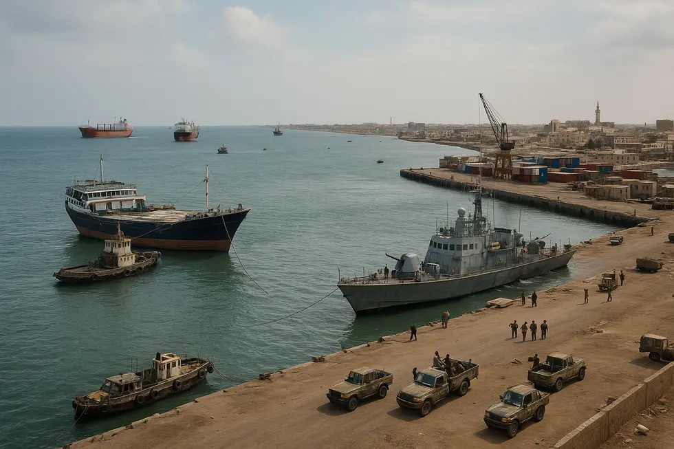 Lực lượng Houthi trong cuộc chiến tại Mocha.