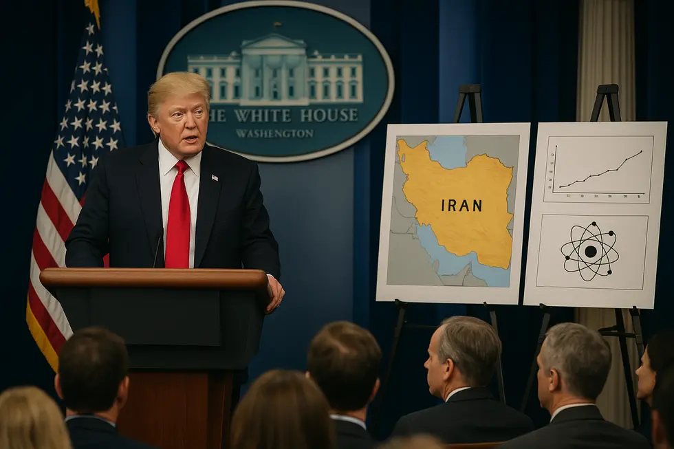 Họp báo chính quyền Trump về thỏa thuận hạt nhân với Iran.