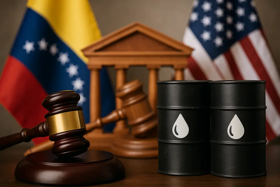 Hạ tầng dầu khí xuống cấp ở Venezuela.