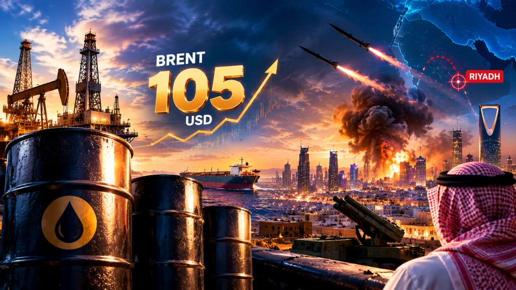 Giá dầu hôm nay 13/10/2026: Brent xoay quanh mốc 105 USD khi Houthi tập kích Riyadh