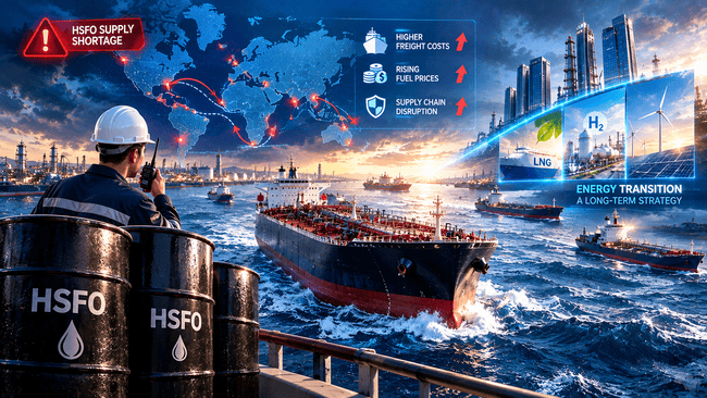 Khan hiếm dầu HSFO toàn cầu: Bóc tách cuộc khủng hoảng nhiên liệu vận tải biển và chiến lược chuyển dịch của các đại gia năng lượng