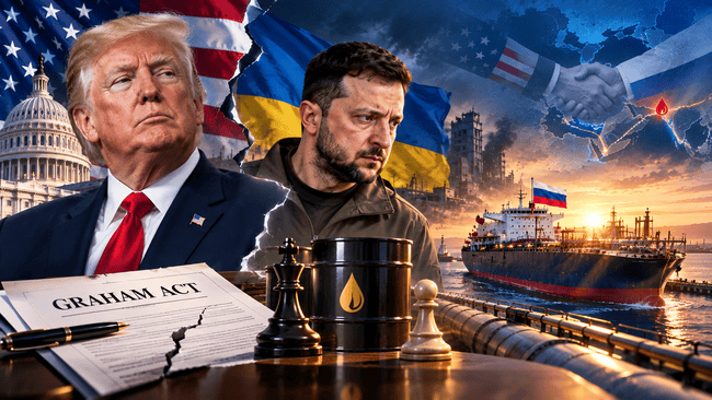 Bóc tách góc khuất rạn nứt ngoại giao Mỹ – Ukraine: Đạo luật Graham, thỏa thuận dầu diesel Nga và bài toán lợi ích chiến lược